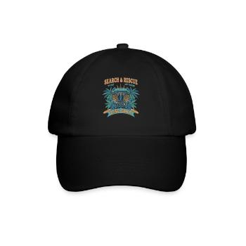 Recherche et sauvetage : aucun disque laissé derrière Disc golf - Casquette classique - noir/noir - Devant