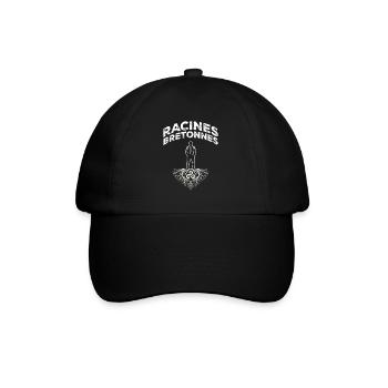 Brittany Breton Roots Triskell Identity - Baseball Cap - black/black - Front