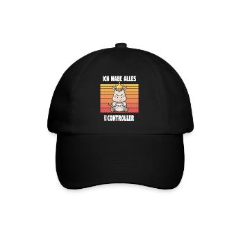 Conception d’animaux de jeu - Casquette classique - noir/noir - Devant