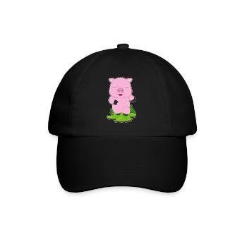 Pig Jogger Jogging Sport - Baseball Cap - black/black - Front
