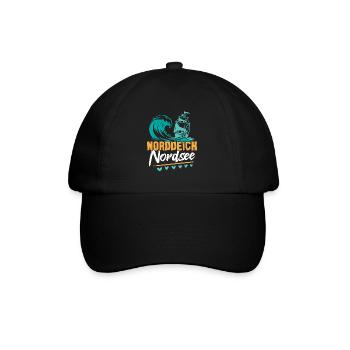 North Sea Holiday NORDDEICH OSTHOLSTEIN Fun - Baseball Cap - black/black - Front