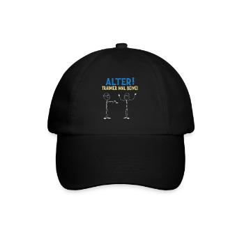 Stick Figure OLD TRAINER TIMES LEGS Drôle - Casquette classique - noir/noir - Devant