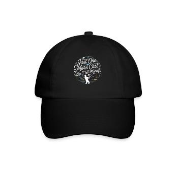 Just One More Cast Lies I Tell Myself Angler - Baseball Cap - black/black - Front