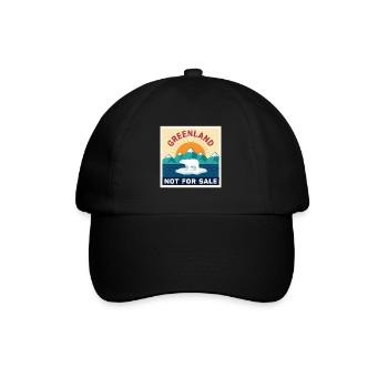 Groenland Pas à vendre Ours polaire - Casquette classique - noir/noir - Devant