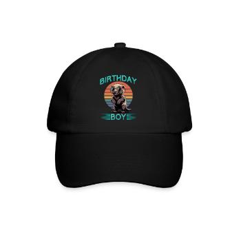Funny Honey Badger - Baseballkappe - Schwarz/Schwarz - Vorne