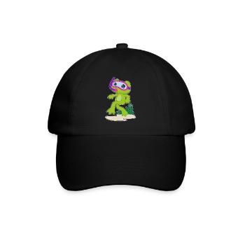 Plongée en plongée en apnée pour plongeurs de grenouille - Casquette classique - noir/noir - Devant