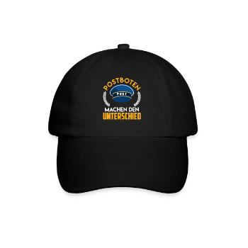 POSTBOTEN MACHEN DEN UNTERSCHIED Lustiges - Baseballkappe - Schwarz/Schwarz - Vorne