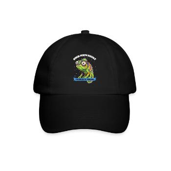 Caméléon drôle Ne me regarde pas sur ce ton - Casquette classique - noir/noir - Devant