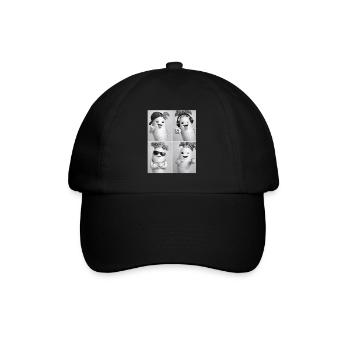 Radis Daikon - Casquette classique - noir/noir - Devant