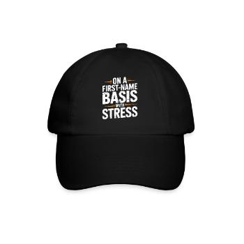 Pharmacien de détail sur un spécialiste sur ordonnance prénom - Casquette classique - noir/noir - Devant