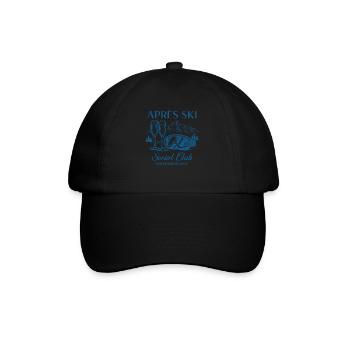Club social Après Ski réservé aux membres - Casquette classique - noir/noir - Devant