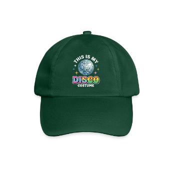 Voici mon costume disco boule disco - Casquette classique - vert bouteille - Devant