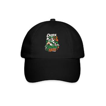 Oups, je fais des bêtises La fille de la Leprechaun St Patrick - Casquette classique - noir/noir - Devant