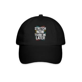 Un thérapeute de la main s’étire maintenant pour remercier le kinésithérapeute - Casquette classique - noir/noir - Devant