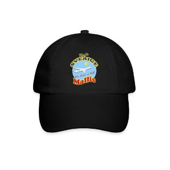 Mallis trip in sunshine by plane - Baseball Cap - black/black - Front