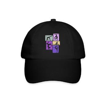 Gymnaste Fille Gymnastique Acrobatie - Casquette classique - noir/noir - Devant