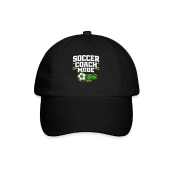 Soccer Training Youth Sports Coach - Baseball Cap - black/black - Front