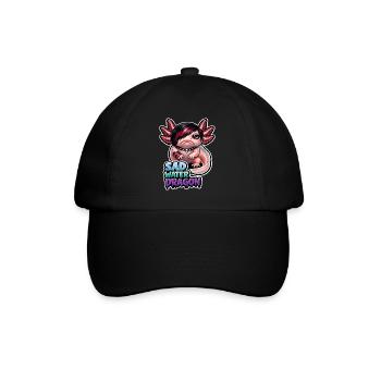 Axolotl lover, Cute Axolotl, Funny - Baseball Cap - black/black - Front