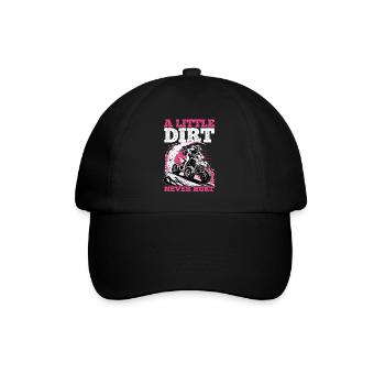 Quad ATV Woman Girl Four Wheeler - Baseball Cap - black/black - Front