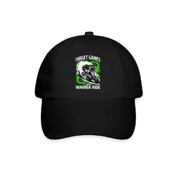 Quad ATV Garçons Hommes Quad Wheeler - Casquette classique - noir/noir - Devant