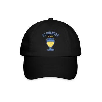51 nuances de jaune - Pour les fans de pastis - Casquette classique - noir/noir - Devant