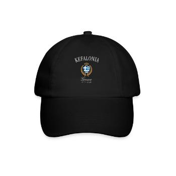 Armoiries de la Couronne de Céphalonie Suisse Souvenir de voyage - Casquette classique - noir/noir - Devant