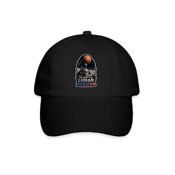 Lass Uns Zum Mars Gehen. Mars-erkundungsmission - Baseballkappe - Schwarz/Schwarz - Vorne