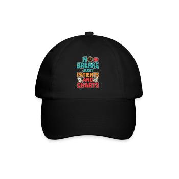 Night Shift Nurse, Tired - Baseball Cap - black/black - Front