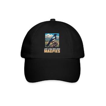 Magpies Magpie - Baseball Cap - black/black - Front