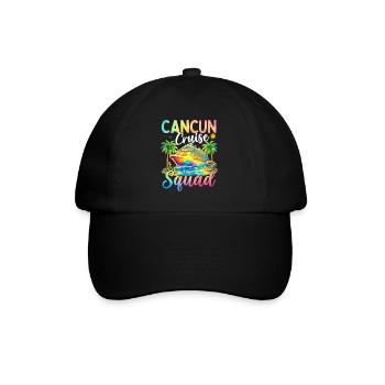 Équipe de croisière de Cancún - Casquette classique - noir/noir - Devant