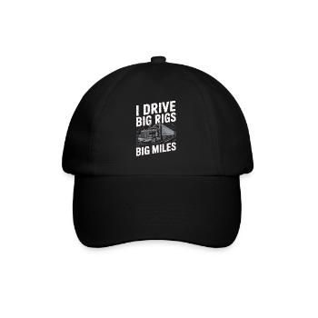 Trucker Driver Diesel Truck Professional Driver - Baseball Cap - black/black - Front
