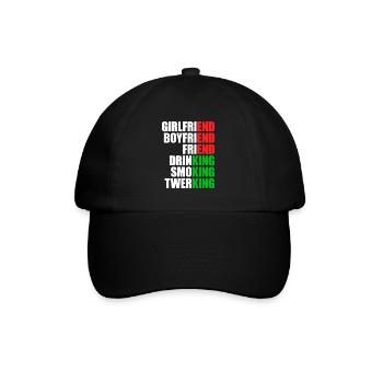 Ex petite amie King JGA Single Party Malle - Casquette classique - noir/noir - Devant