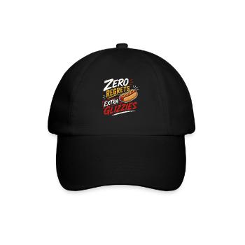 Hot Dog, Sausage, Fast Food, Grilling - Baseball Cap - black/black - Front
