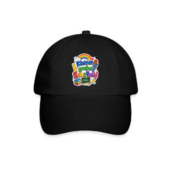 Schulkind 2026 Einschulung 2026 Schulanfang - Baseballkappe - Schwarz/Schwarz - Vorne