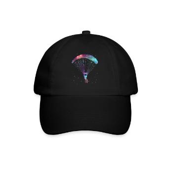 Parapente gleitschirmfliegen gleitschirm - Casquette classique - noir/noir - Devant