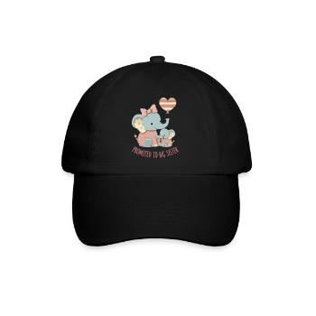 Révélation du sexe : baby shower promue à la grande sœur - Casquette classique - noir/noir - Devant