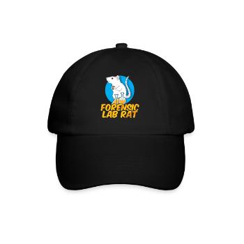 Rat, rat de maison, propriétaire de rats, amoureux des rats - Casquette classique - noir/noir - Devant