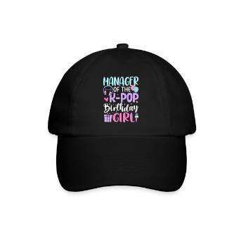 Manager de The K-Pop Birthday Girl - Casquette classique - noir/noir - Devant