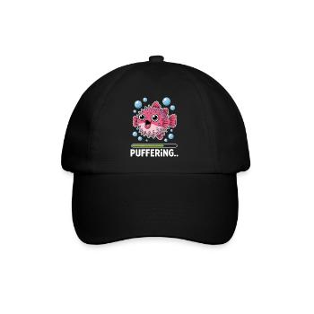 Expressions du poisson-globe : Cadeau amusant du poisson-globe - Casquette classique - noir/noir - Devant