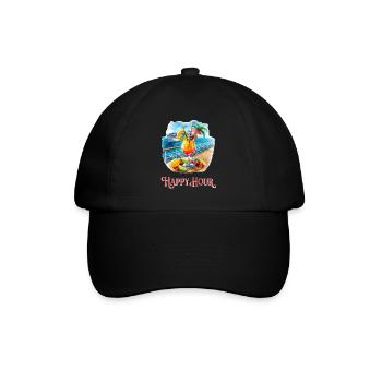 En se déplaçant vers l’happy hour - Casquette classique - noir/noir - Devant