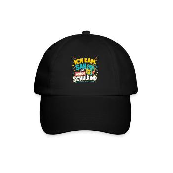 Schulkind - Baseballkappe - Schwarz/Schwarz - Vorne