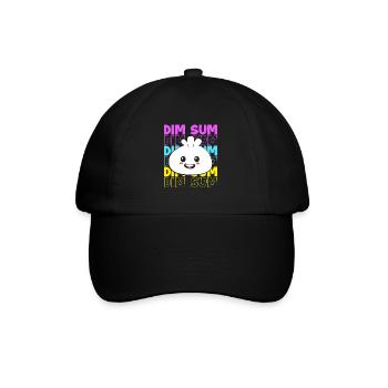 Dim Sum - Baseballkappe - Schwarz/Schwarz - Vorne