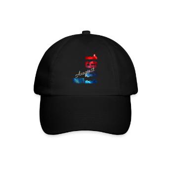 85. Geburtstag Geschenk Original August 1941 - Baseballkappe - Schwarz/Schwarz - Vorne