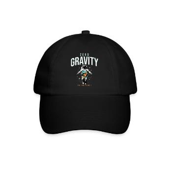 Zero Gravity Astronaut Earth Space - Baseball Cap - black/black - Front