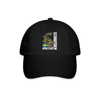 Sweden Fishing - Baseball Cap - black/black - Front