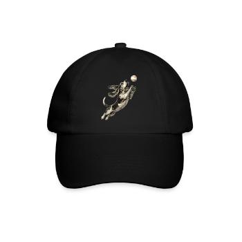 Basset Hound Race Baseball - Casquette classique - noir/noir - Devant