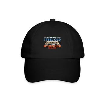 Personnes âgées Grand-père sarcastique - Casquette classique - noir/noir - Devant