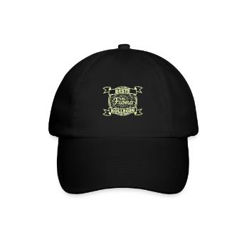Fiona - Baseballkappe - Schwarz/Schwarz - Vorne