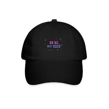Be Bi My Side Bisexual LGBTQ Bi Pride LGBT - Baseball Cap - black/black - Front