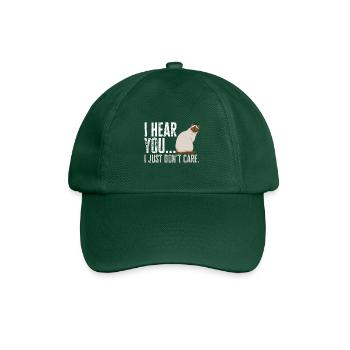 Chat siamois - Casquette classique - vert bouteille - Devant